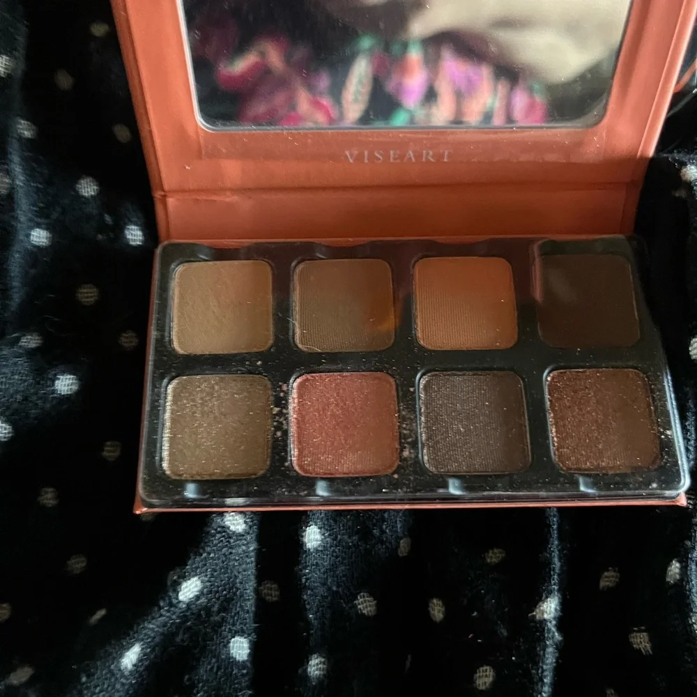 Viseart Apricotine eyeshadow palette with box. Perfect for autumn.